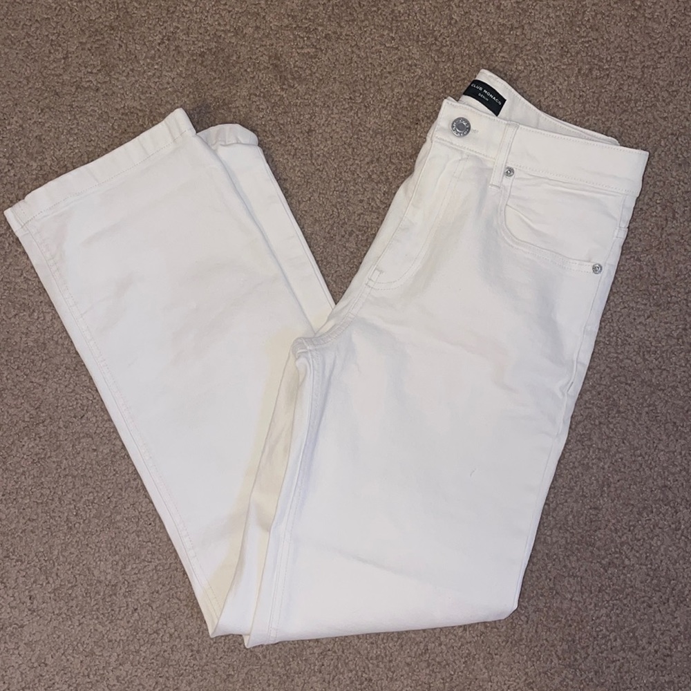 Club Monaco Ecru Denim